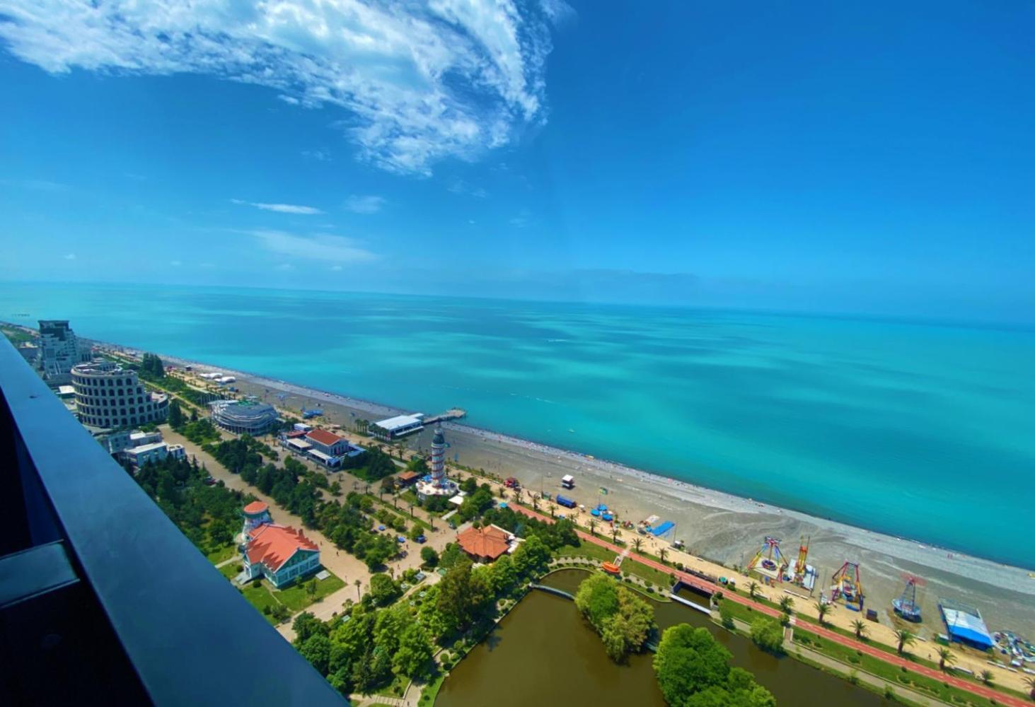 Orbi City Hotel With Sea View Batumi Bagian luar foto